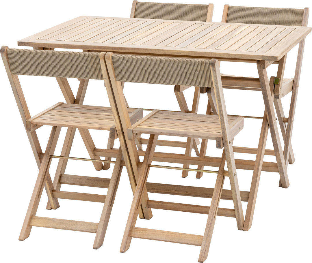 Gallery Direct Lindos Folding Dining Set