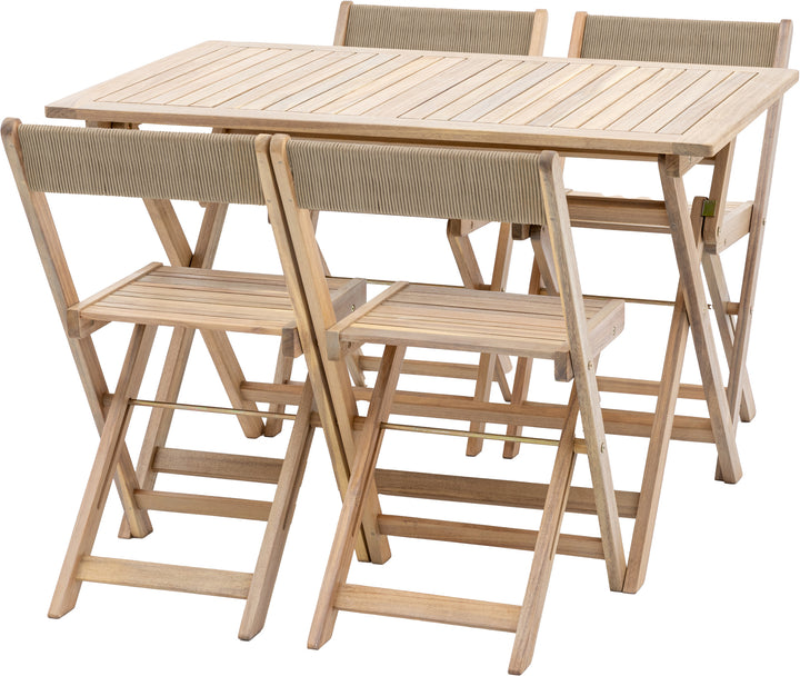 Gallery Direct Lindos Folding Dining Set
