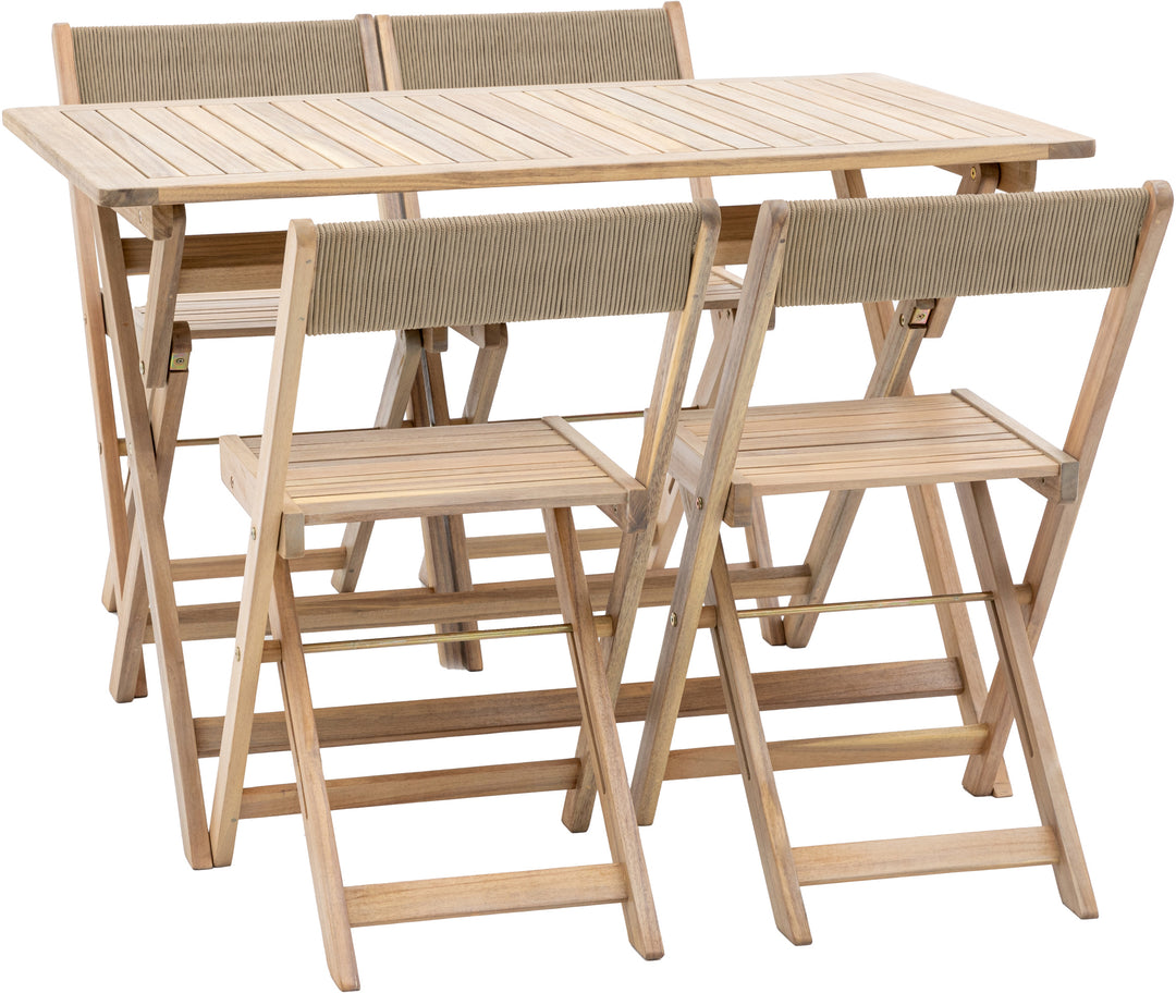 Gallery Direct Lindos Folding Dining Set