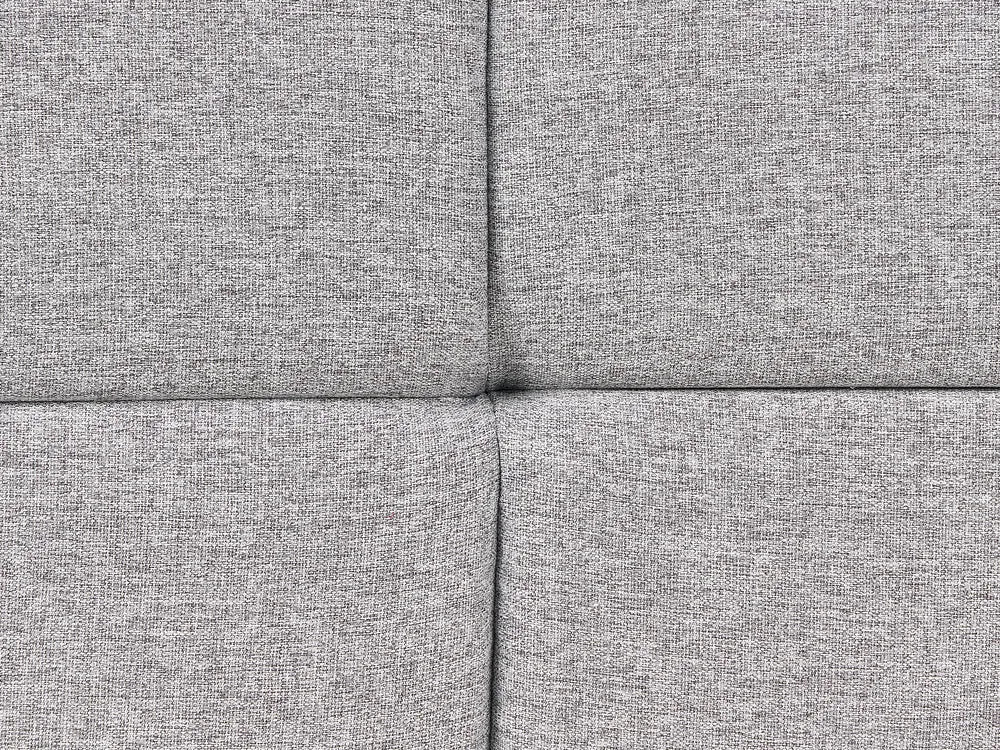 Sofa 3 Seater Fabric Light Grey Syd