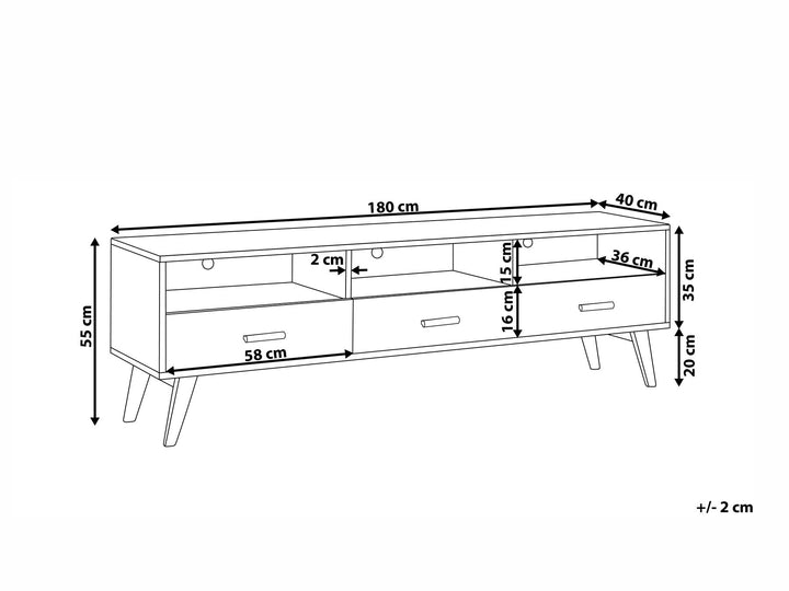 TV Stand White Sulton