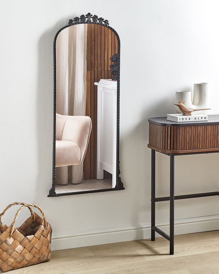 Livry Wall Mirror Metal Black
