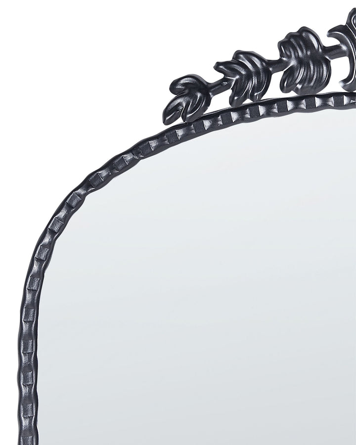 Livry Wall Mirror Metal Black