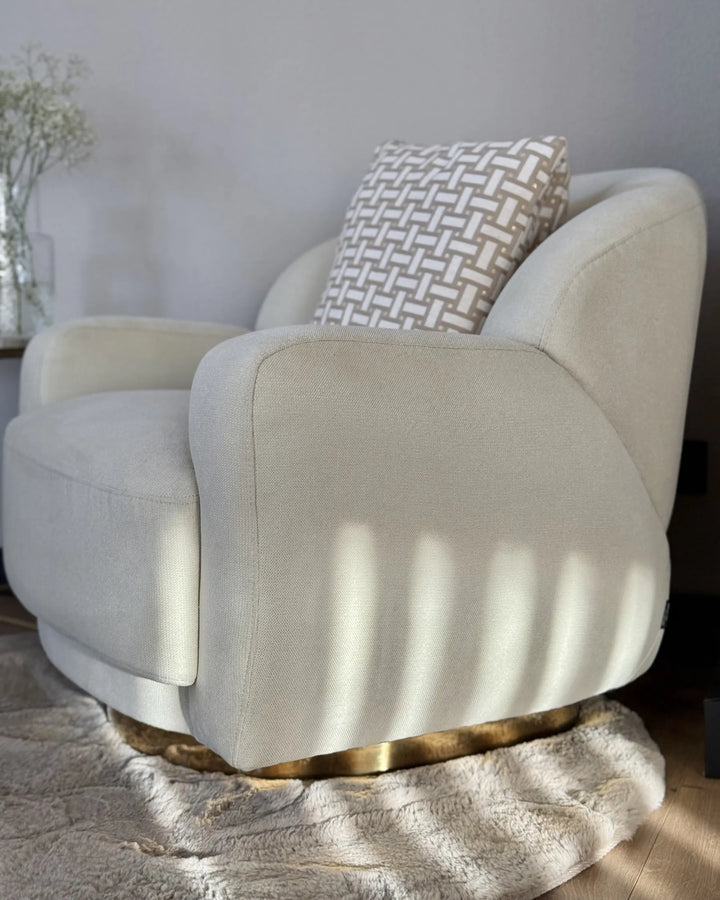 Lejre Armchair Fabric Light Beige