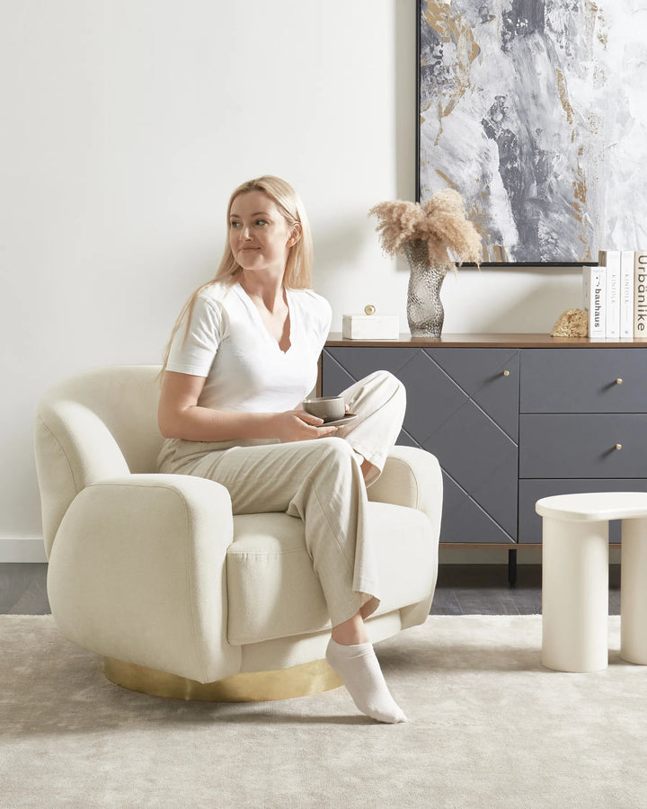 Lejre Armchair Fabric Light Beige