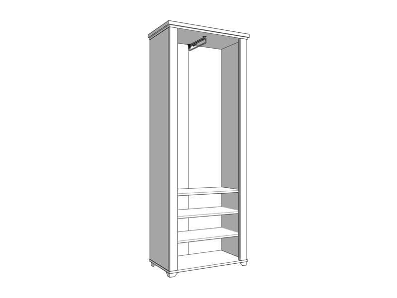 Cleverdon Mirror Door Wardrobe