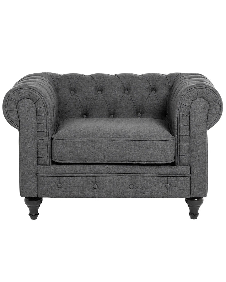 Armchair Fabric Grey Bostrom