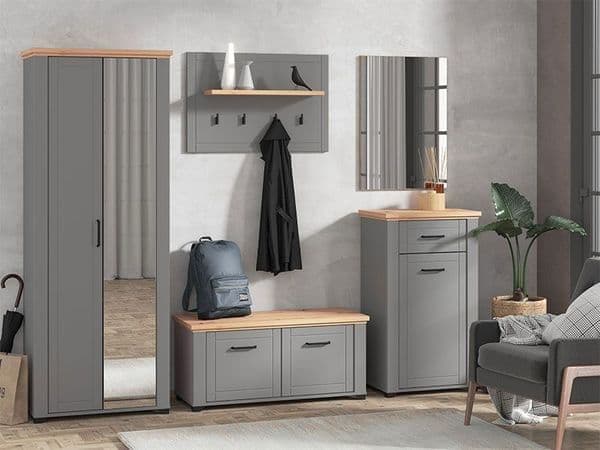Cleverdon Mirror Door Wardrobe
