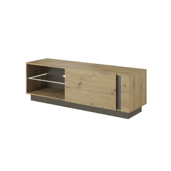 Arco TV Cabinet 138cm Oak Artisan W138cm x H46cm x D40cm