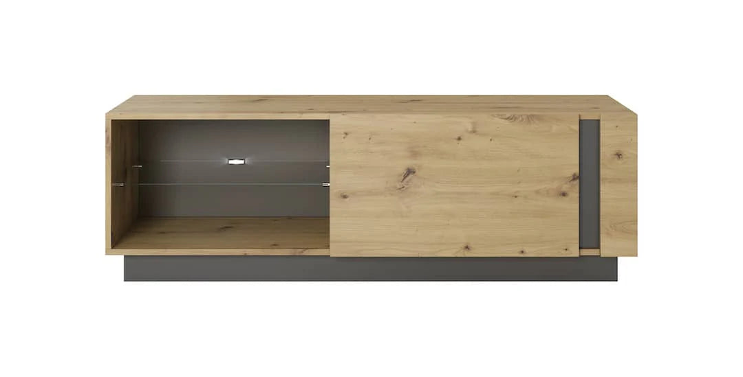 Arco TV Cabinet 138cm Oak Artisan