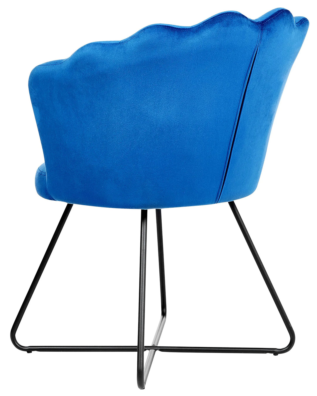 Lovelock Armchair Velvet Navy Blue