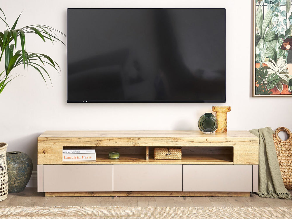 TV Stand ANTONIO Light Brown