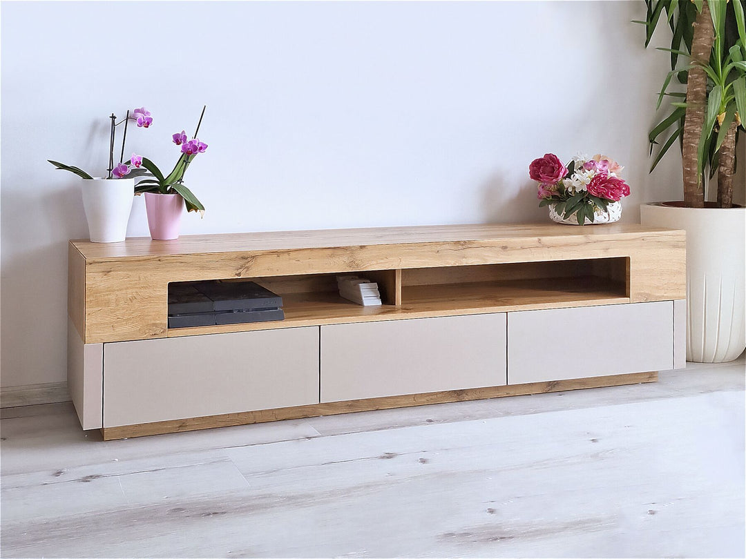 TV Stand Light Brown Neelon
