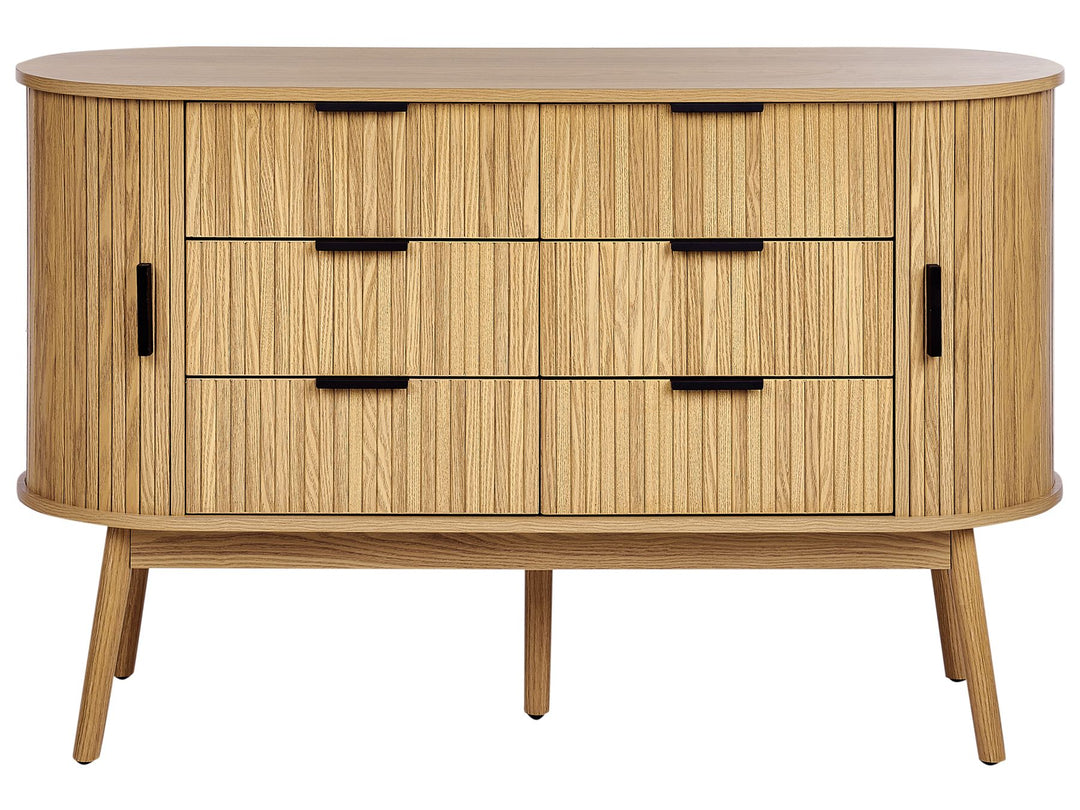 6 Drawer Chest Brown Ludlow