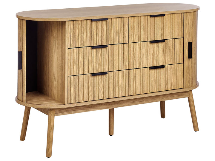 6 Drawer Chest Brown Ludlow