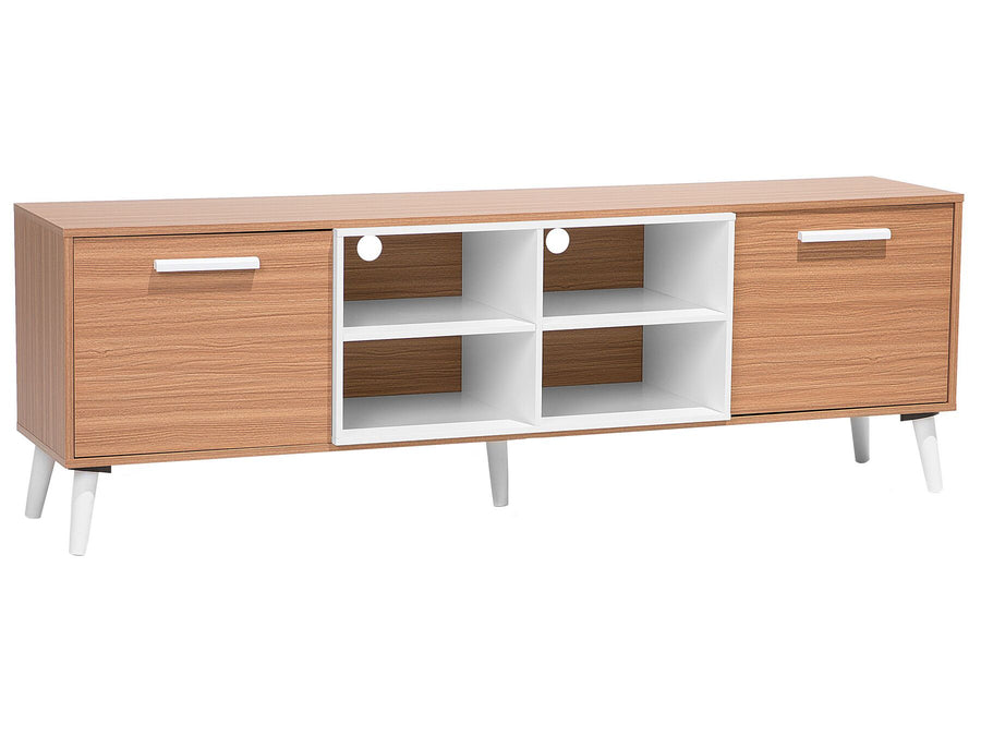 TV Stand ALLOA Light Brown/ White