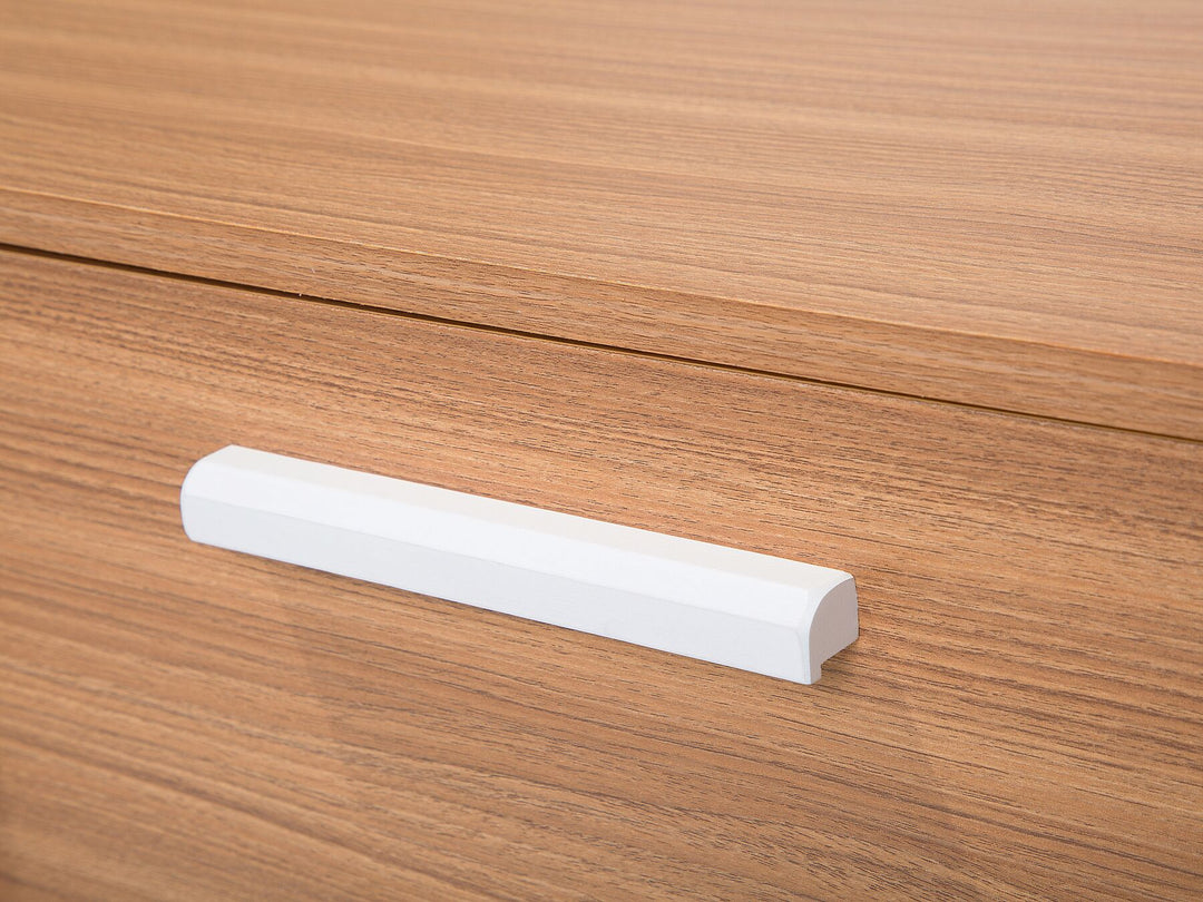 TV Stand Light Brown/ White Apresio