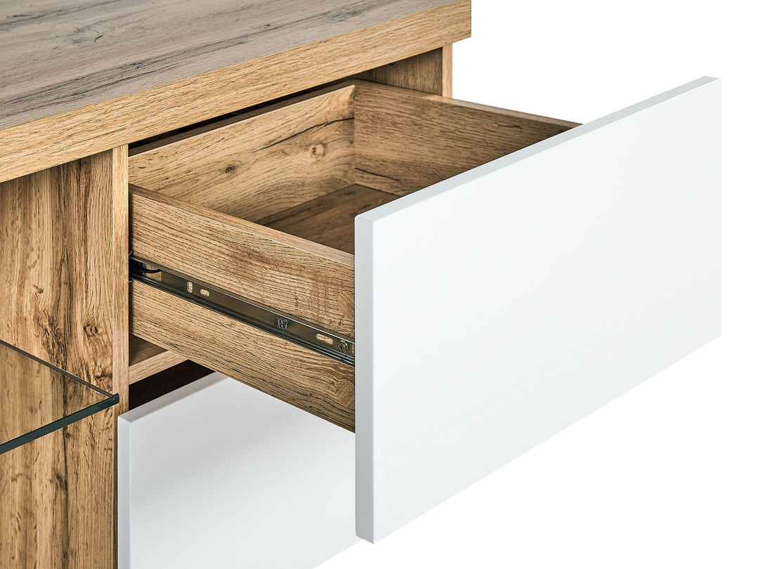 TV Stand Brown/ White Labonte
