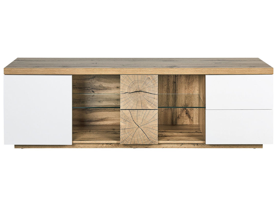 TV Stand Brown/ White Labonte
