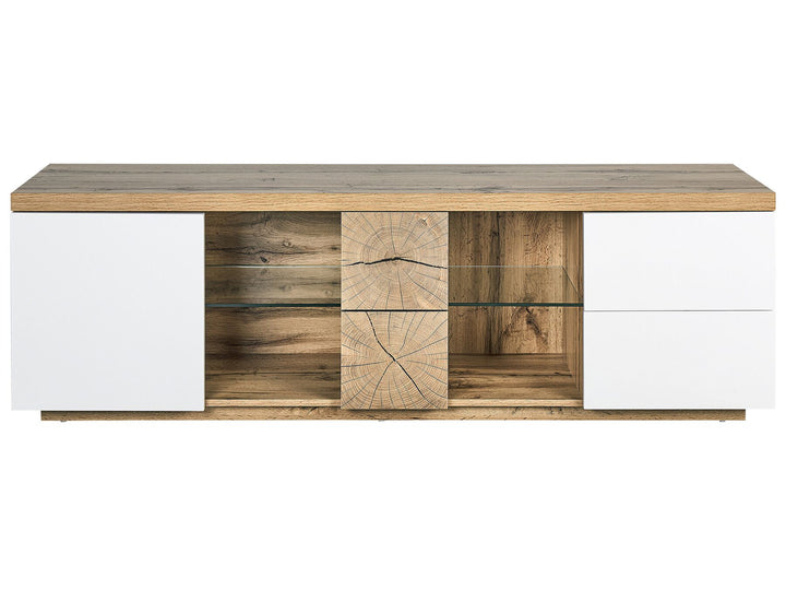 TV Stand Brown/ White Labonte