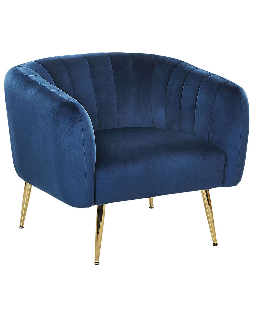 Laconia Armchair Velvet Dark Blue