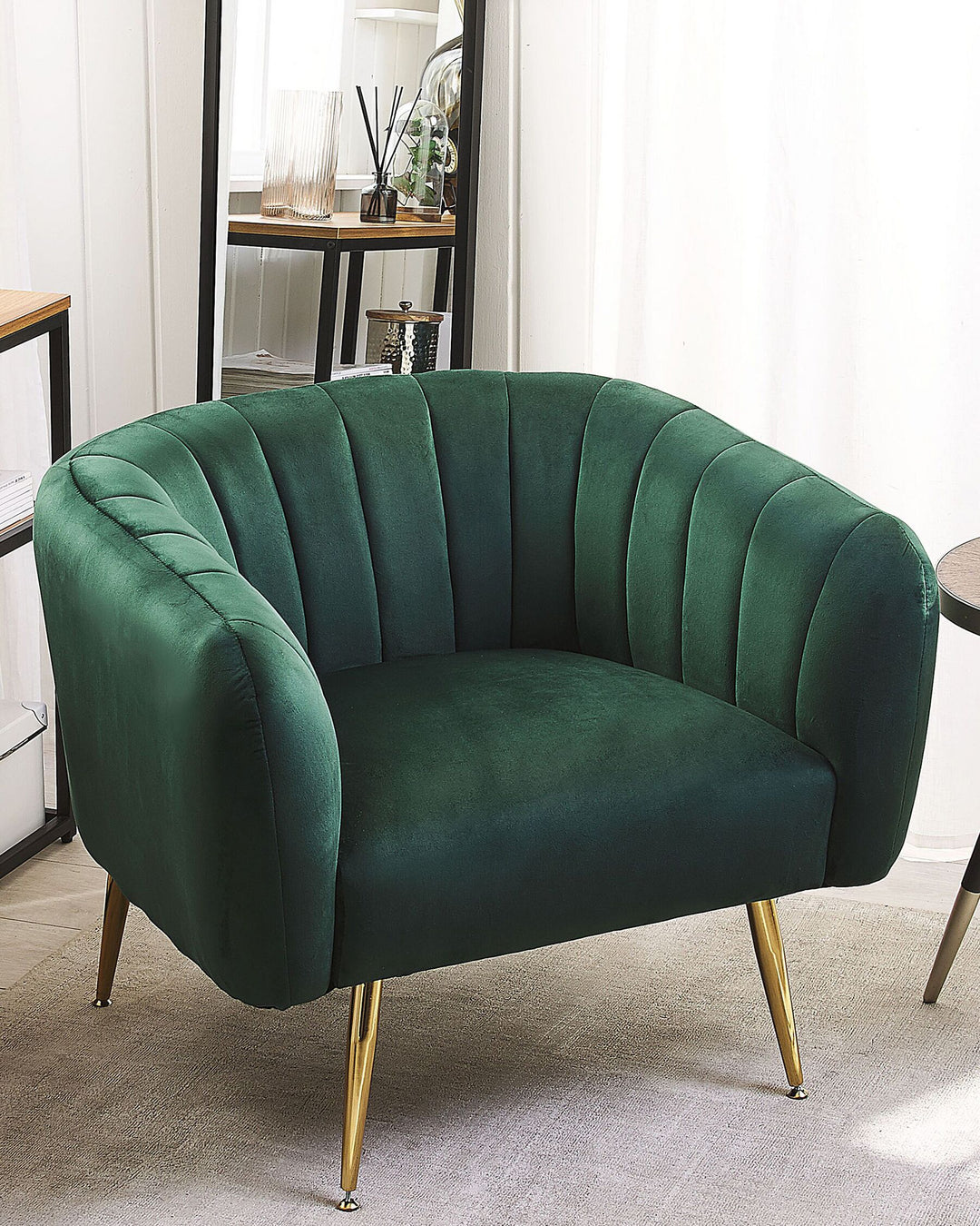 Laconia Armchair Velvet Dark Green