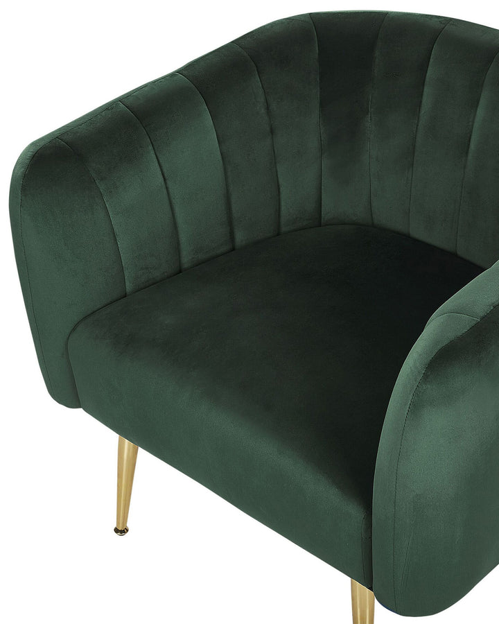 Laconia Armchair Velvet Dark Green