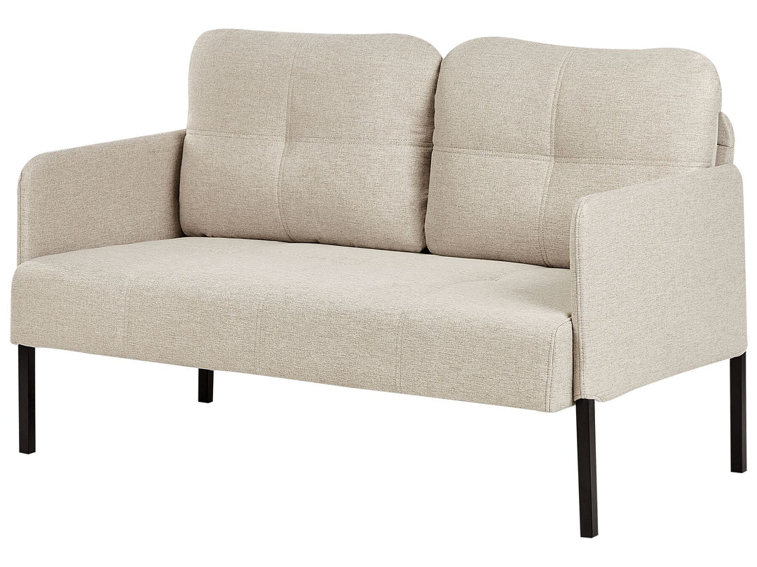 Lahti 2 Seater Fabric Sofa Beige