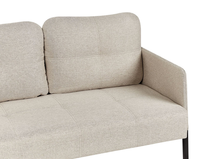 Lahti 2 Seater Fabric Sofa Beige