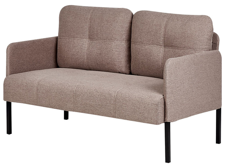 Lahti 2 Seater Fabric Sofa Brown