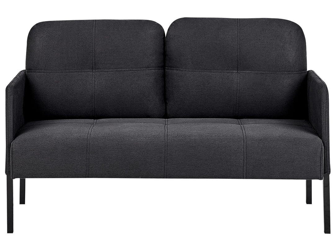 Lahti 2 Seater Fabric Sofa Graphite Grey