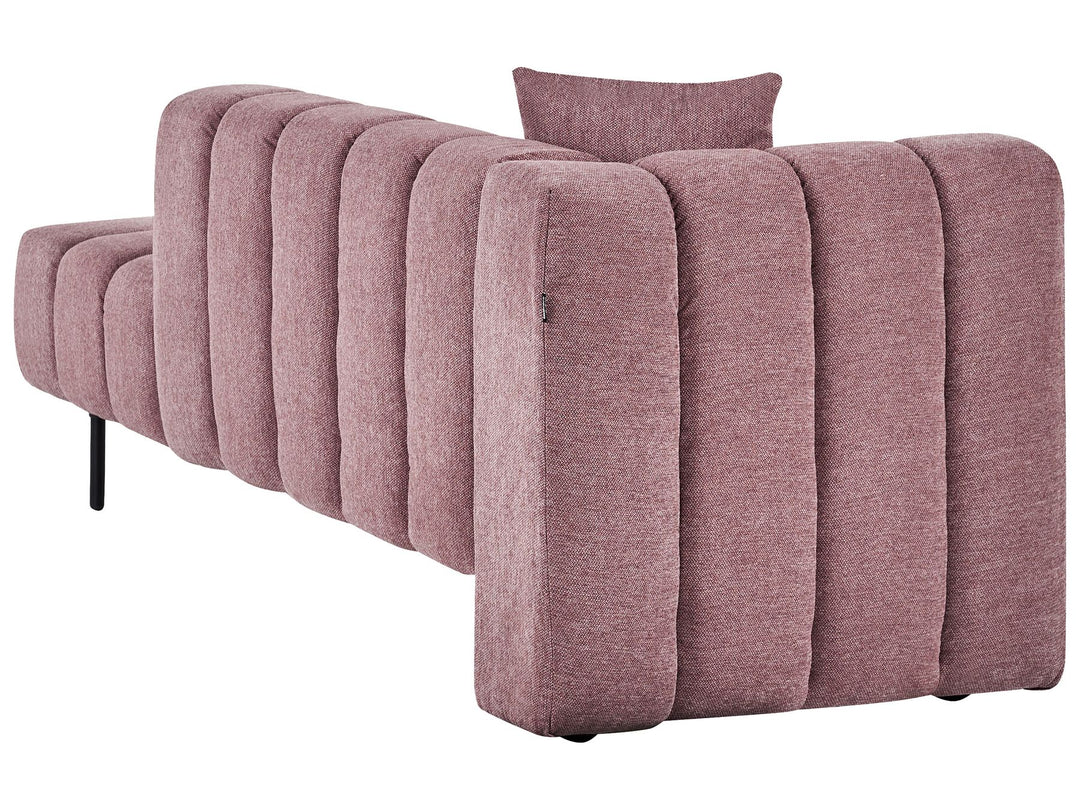 Lannils Left Hand Chaise Lounge Pink