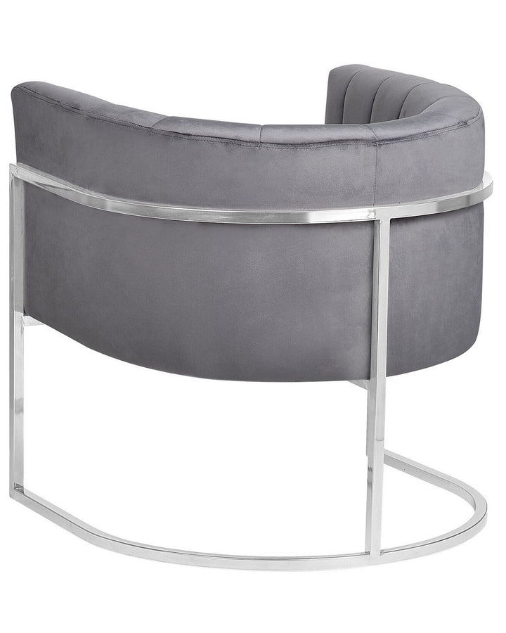 Larvik Armchair Velvet Grey