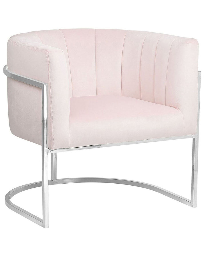 Larvik Armchair Velvet Pink 