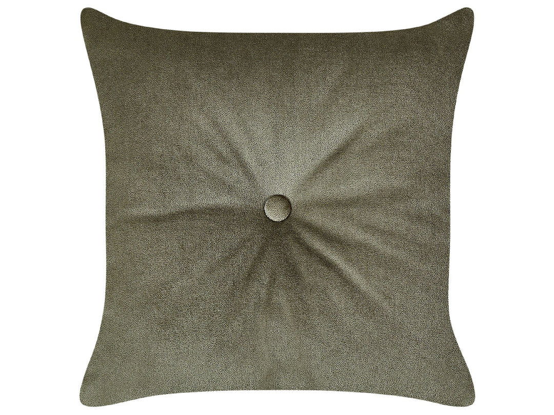 Lattes II Left Hand Velvet Chaise Lounge Olive Green