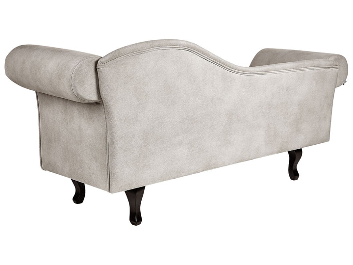 Lattes II Right Hand Velvet Chaise Lounge Taupe