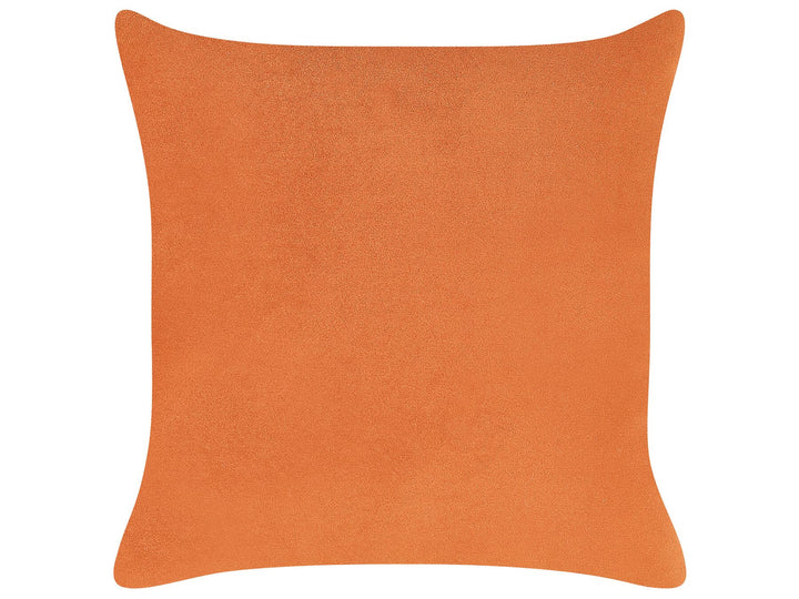 Le Crau Left Hand Velvet Chaise Lounge Orange