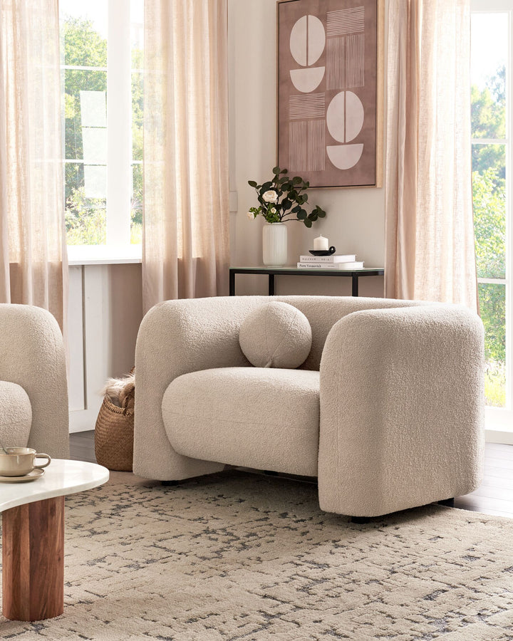 Leiren Armchair Boucle Beige