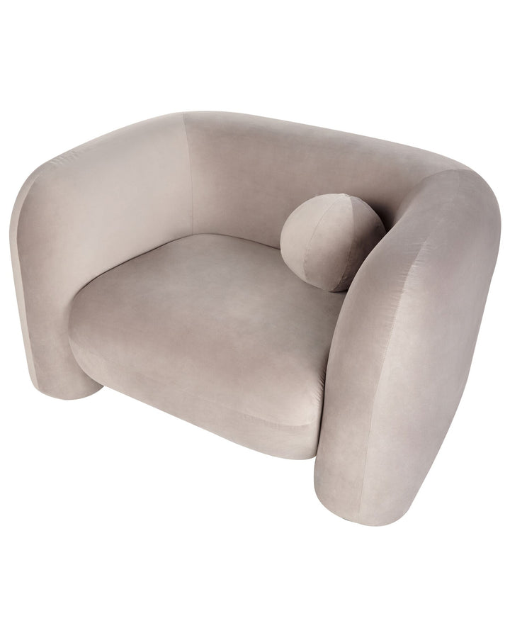 Leiren Armchair Velvet Taupe