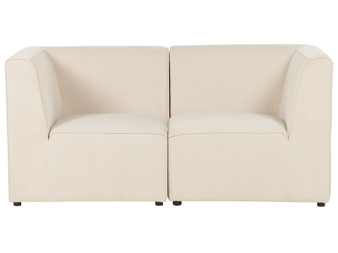 Lemvig 2 Seater Modular Jumbo Cord Sofa Beige