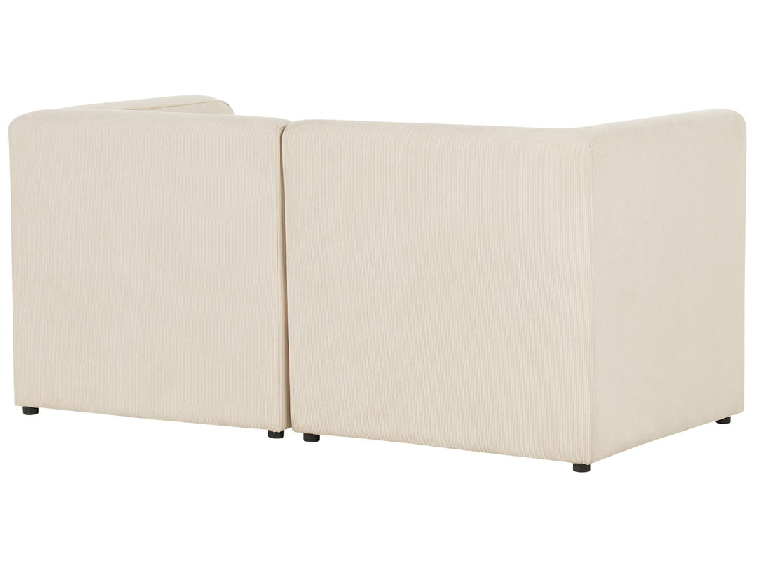 Lemvig 2 Seater Modular Jumbo Cord Sofa Beige