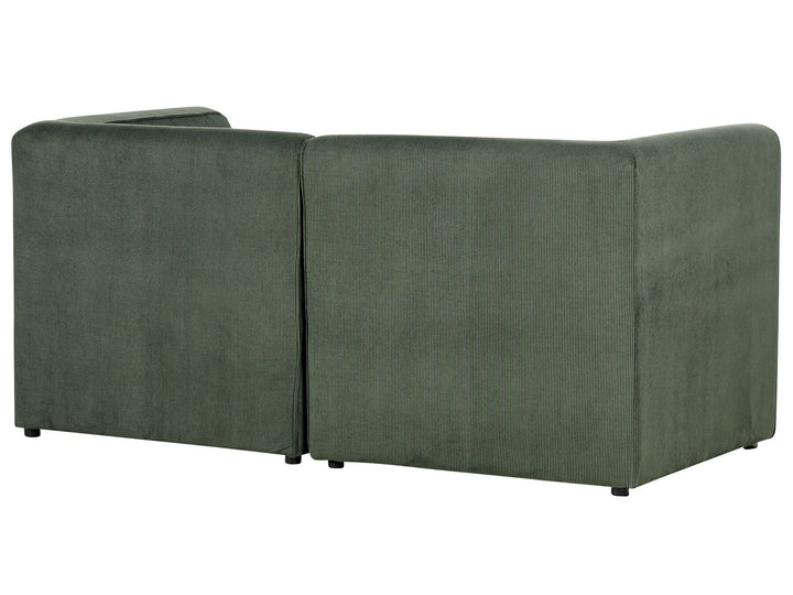 Lemvig 2 Seater Modular Jumbo Cord Sofa Dark Green