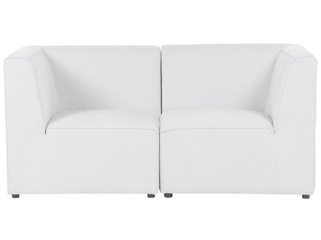 Lemvig 2 Seater Modular Jumbo Cord Sofa Off White