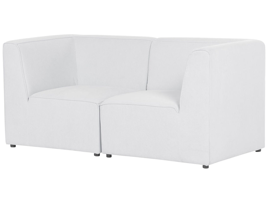 Lemvig 2 Seater Modular Jumbo Cord Sofa Off White