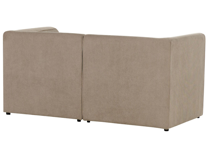 Lemvig 2 Seater Modular Jumbo Cord Sofa Taupe