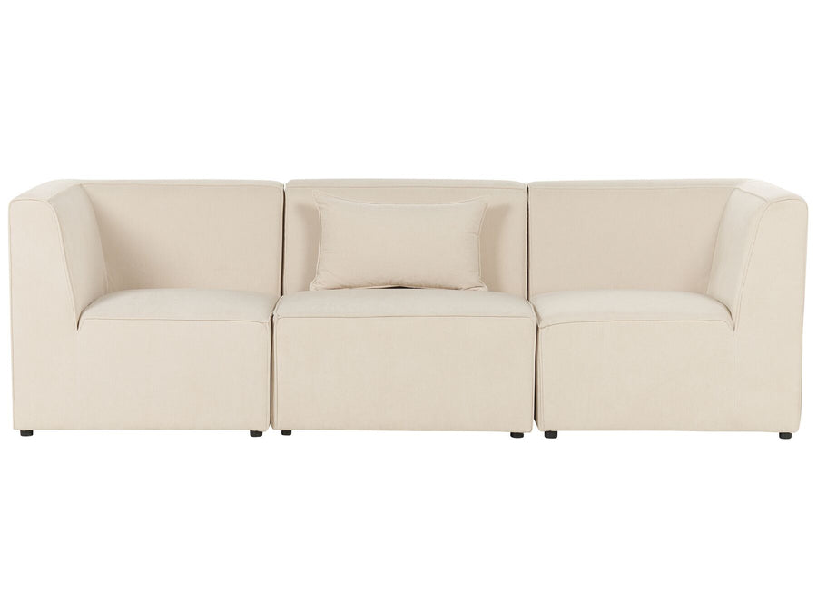 Lemvig 3 Seater Modular Jumbo Cord Sofa Beige
