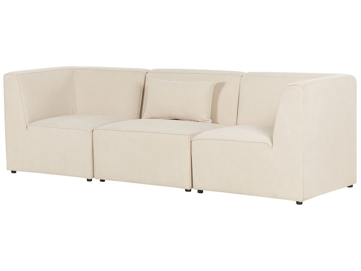 Lemvig 3 Seater Modular Jumbo Cord Sofa Beige