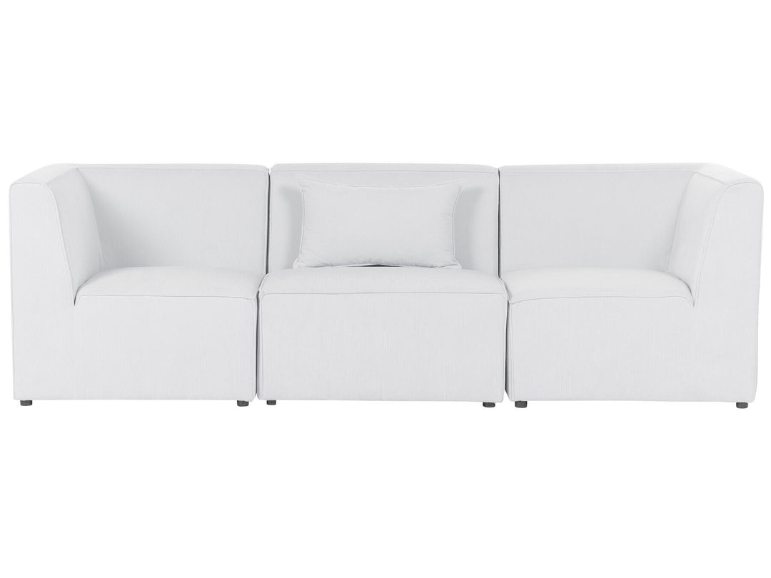 Lemvig 3 Seater Modular Jumbo Cord Sofa Off White