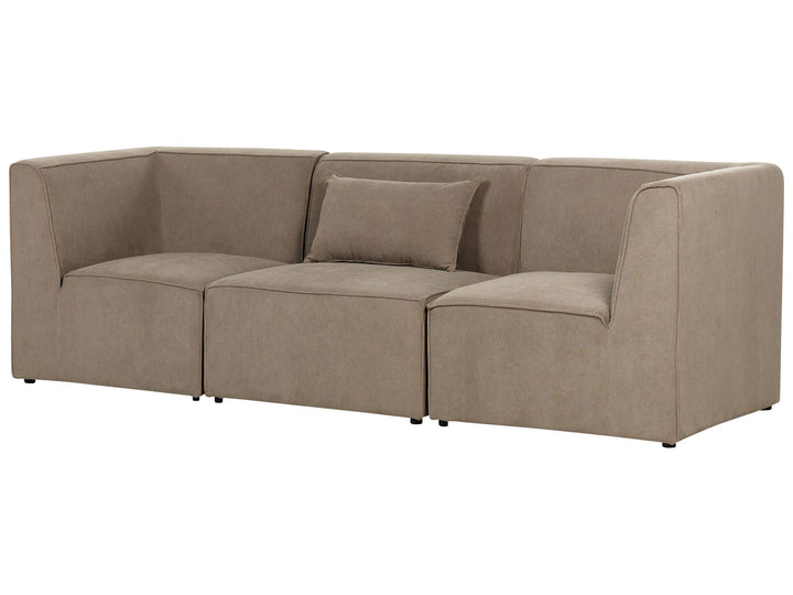 Lemvig 3 Seater Modular Jumbo Cord Sofa Taupe