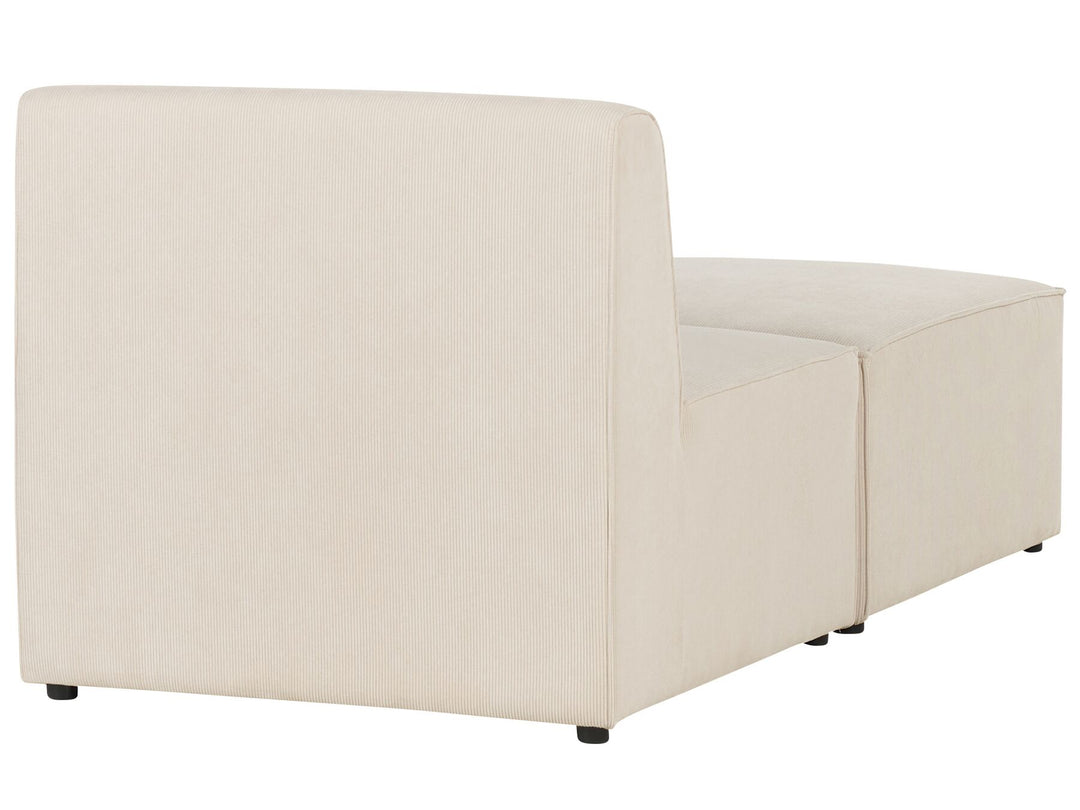 Lemvig Jumbo Cord Chaise Lounge Beige